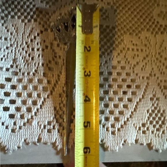 Silver Tone & Rhinestone Crown Letter Opener - Picture 4 of 4